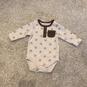 Rene Rofe 3-piece bear outfit Set Baby Boy 3-6 Mos
